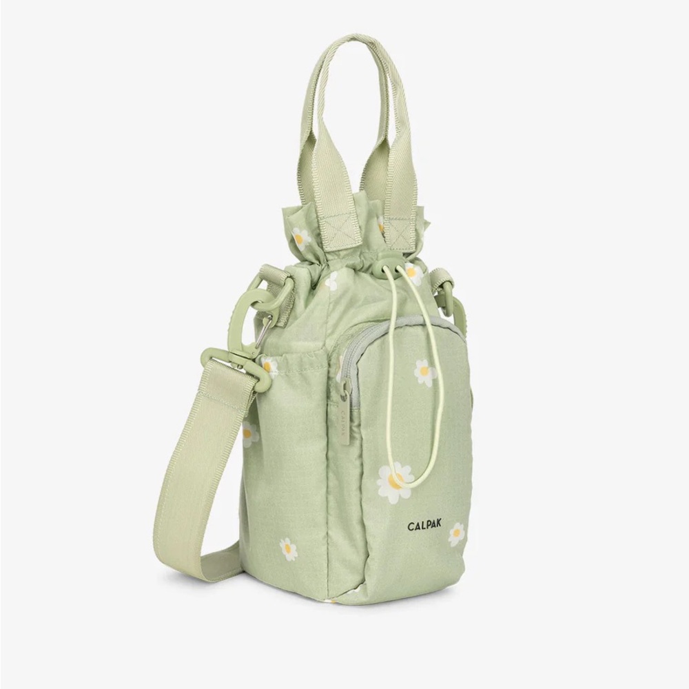 Calpak Water Bottle Holder in Daisy Print NWT